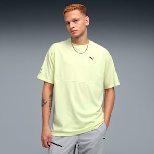 PUMATECH Men's Relaxed Graphic T-shirt, Gold Moon, extralarge-IND