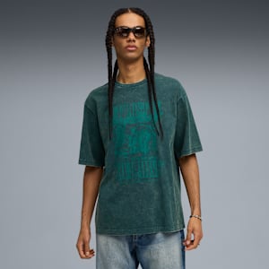GRAPHIC Tee Men, Green Terrain, extralarge