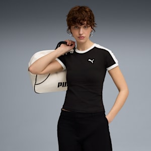 T7 Slim Tee Women, PUMA Black, extralarge-GBR