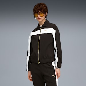 T7 Relaxed Track Jacket Women, PUMA Black, extralarge-GBR