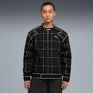 FUTURE.PUMA.ARCHIVE Racer Jacket Unisex, PUMA Black, large-GBR