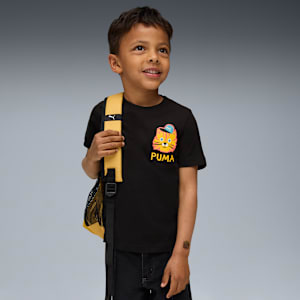 Moody Cat Graphic Tee Kids, PUMA Black, extralarge
