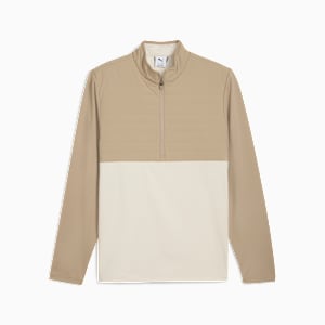 CLOUDSPUN Tech Hybrid Golf Quarter-Zip Men, Ice Coffee, extralarge-GBR