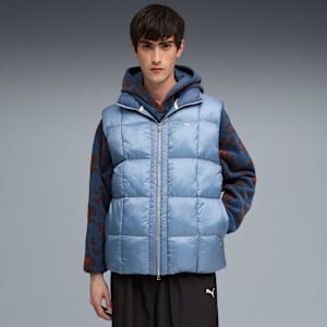 MMQ Pertex Puffer Vest Men, Cool Blue, extralarge