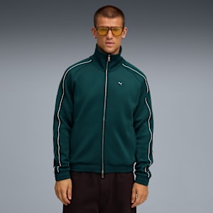 T7 Track Jacket Men, Green Terrain, extralarge