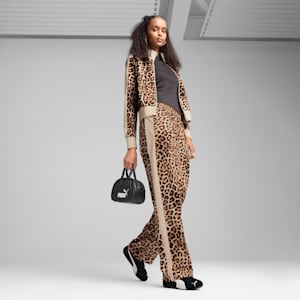 Pantalon droit à imprimé intégral T7 LEO LUXE Femme, Alpine Snow, extralarge