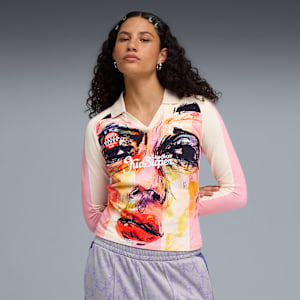 PUMA x KIDSUPER Long Sleeve Women's Jersey, Poised Pink-AOP, extralarge-IND