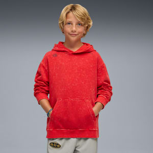PUMA x SONIC THE HEDGEHOG Big Kids' Graphic Hoodie, For All Time Red, extralarge