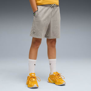 PUMA x SONIC THE HEDGEHOG Relaxed Shorts Youth, Smokey Gray, large-GBR
