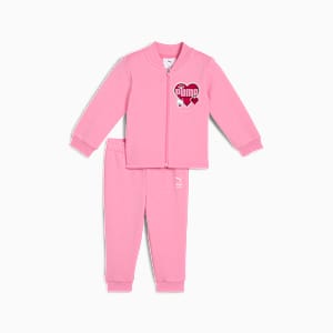 Conjunto de sudadera y pants PUMA x HELLO KITTY AND FRIENDS® para infantes, Posie Pink, extralarge