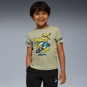 PUMA x HOT WHEELS™ MONSTER TRUCKS Tee Kids, Lux Army, extralarge
