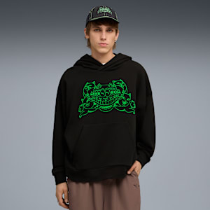 PUMA X RIPNDIP Boxy Hoodie, PUMA Black, extralarge
