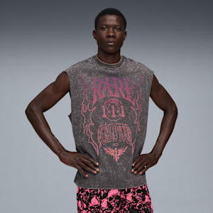 LaMelo World Tour-nament Cut Off Men's Tee, Dusky Gray, extralarge-IND