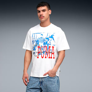 The NeverWorn VI Men's Relaxed Cotton Tee, PUMA White, extralarge-IND