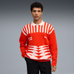 The NeverWorn VI Knit Jersey Men, Fierce Red, extralarge
