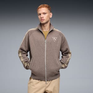 PUMA x REPRESENT Men's Retro T7 Jacket, Pine Bark, extralarge-IND