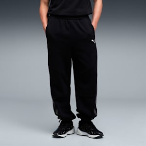 BMW MMS Lifestyle Men's Cotton Fleece Sweatpants, PUMA Black, extralarge-IND