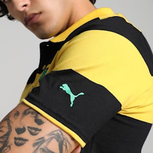 SUPER Men's Striper Polo, Sun Ray Yellow, extralarge-IND