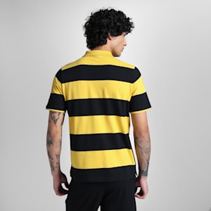 SUPER Men's Striper Polo, Sun Ray Yellow, extralarge-IND
