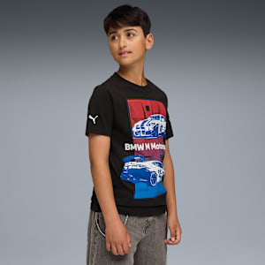 BMW M Motorsport Block Tee Youth, PUMA Black, extralarge