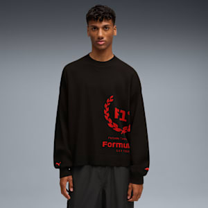 F1® Knitted Crewneck 75yrs Men, PUMA Black, extralarge