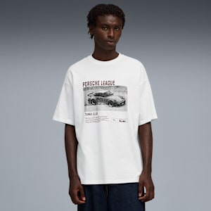 PUMA x PORSCHE LEGACY Graphic Tee 2 Men, PUMA White, extralarge