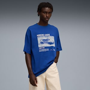 PUMA x PORSCHE LEGACY Graphic Tee 2 Men, Clyde Royal, extralarge