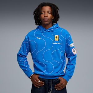 Scuderia Ferrari HP Monza Men's Hoodie, Steer Blue, extralarge-IND