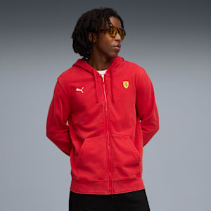 Ferrari Sportswear Sweat JKT Men, Rosso Corsa, extralarge