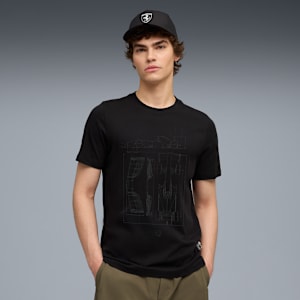 Scuderia Ferrari Men's Motorsport Tee, PUMA Black, extralarge