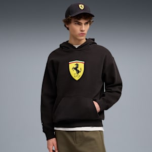 Sudadera Scuderia Ferrari Shield para hombre, PUMA Black, extralarge