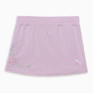 FLOWER FARM Youth Girl's Above-Knee Casual Skirt, Rose Mauve, extralarge-IND