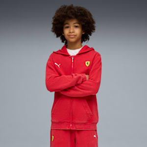 Ferrari Kids Hooded Sweat JK Youth, Rosso Corsa, extralarge