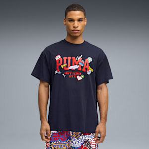 Playera HooperHotline II para hombre, PUMA Navy, extralarge