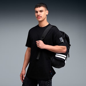 BMW M Motorsport Men's All-Over Print Tee, PUMA Black-AOP, extralarge-IND