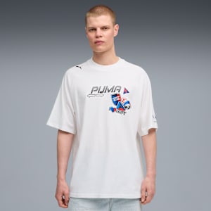 BMW M Motorsport Sticker Tee Men, PUMA White, extralarge