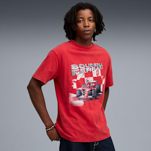 Ferrari Graphic Tee II Men, Rosso Corsa, extralarge