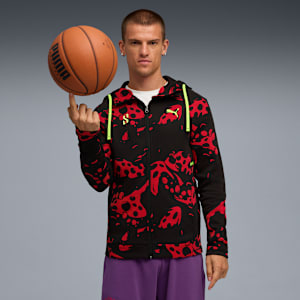 Scoot Lab Evostripe Cross Jacket Men, For All Time Red-PUMA Black-AOP, extralarge