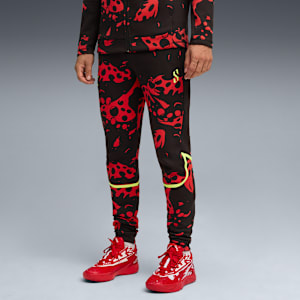 Pants Scoot Lab Evostripe para hombre, For All Time Red-PUMA Black-AOP, extralarge