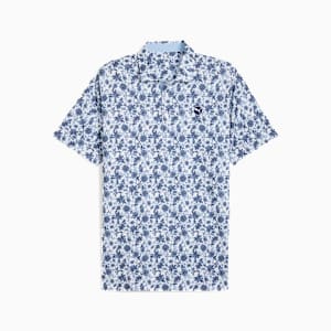 CLOUDSPUN Carmela Floral Golf Polo Men, White Glow-Haute Tropic, extralarge-GBR