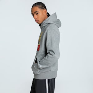 Paris Graphic Men's Basketball Hoodie, Medium Gray Heather, extralarge-IND
