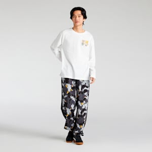 ユニセックス NEKO-san x DYLAN グラフィック 長袖 Tシャツ, PUMA White, extralarge-JPN
