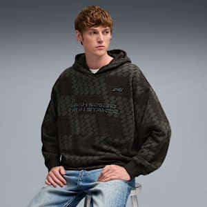 F1® Ultimate Racing Hoodie Men, PUMA Black, large-GBR