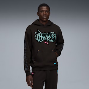 PUMA x RICK AND MORTY Hoodie Men, PUMA Black, large-GBR