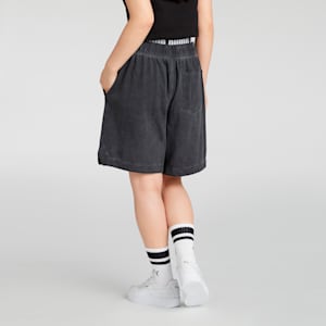 ユニセックス NEKO-san x DYLAN オーバーダイ ニット ショーツ, PUMA Black, extralarge-JPN