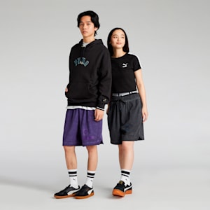 ユニセックス NEKO-san x DYLAN オーバーダイ ニット ショーツ, PUMA Black, extralarge-JPN