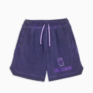 ユニセックス NEKO-san x DYLAN オーバーダイ ニット ショーツ, Lavender Alert, extralarge-JPN