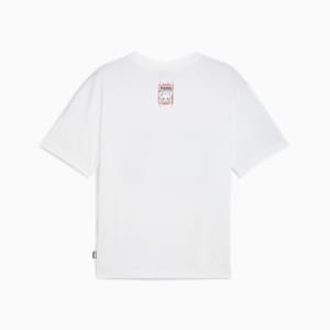 ユニセックス NEKO-san x DYLAN NY グラフィック 半袖 Tシャツ, PUMA White, extralarge-JPN