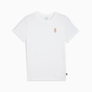 ユニセックス NEKO-san x DYLAN ワンポイント 半袖 スリム Tシャツ, PUMA White, extralarge-JPN
