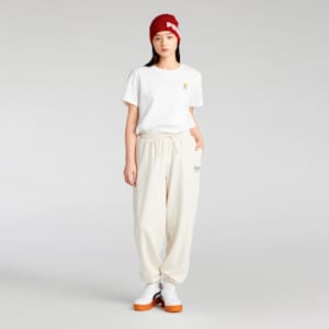 ユニセックス NEKO-san x DYLAN ワンポイント 半袖 スリム Tシャツ, PUMA White, extralarge-JPN